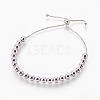 Brass Bolo Bracelets BJEW-P232-02P-1
