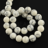 Synthetical Turquoise Gemstone Round Bead Strands LS-TURQ-R035-8mm-05-2