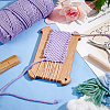 Wooden Weaving Sampler Board TOOL-WH0125-94B-5