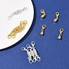 8 Sets Brass Magnetic Clasps Converter KK-FS0001-54-8