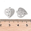 316 Stainless Steel Charms STAS-C096-12E-P-3