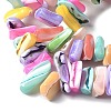 Dyed Natural Trochus Shell Beads Strands X-SSHEL-C013-09G-3