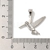 Rack Plating Brass Micro Pave Cubic Zirconia Pendants KK-U027-29P-3
