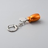 Openable Pet Memorial Urn Ashes Alloy Pendants Keychain DIY-WH0430-107D-2