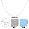 925 Sterling Silver Heart Link Chains STER-TA0001-35-3