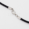 Braided Leather Cords X-NCOR-D002-533mm-17-3