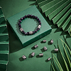 12Pcs 6 Styles Column 304 Stainless Steel European Beads STAS-UN0059-94-2