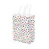 Polka Dot Print Paper Packing Tote Bags LS-CARB-R001-01A-1