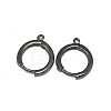 Brass Huggie Hoop Earring Findings LS-PALLOY-F249-19B-1