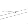 304 Stainless Steel Cable Chain Necklace STAS-T040-PJ204-70-2