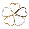Rack Plating Alloy Open Back Bezel Pendants PALLOY-TA0001-28-2