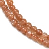 Natural Sunstone Beads Strands G-G066-4mm-4