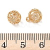 Brass Micro Pave Clear Cubic Zirconia Pendants KK-D261-01G-09-3