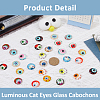 30Pcs Halloween Glass Cabochons GLAA-FH0001-81-4