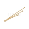 Brass Coreana Chains Tassel Big Pendants KK-P227-04G-3