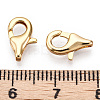 Brass Lobster Claw Clasps KK-N254-08G-3