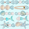 2 Bags 2 Styles Resin & Alloy Alligator Hair Clips AJEW-CY0001-39D-7