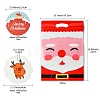 Christmas Theme Rectangle Plastic Zip Top Candy Storage Bags OPP-FS0001-11-5