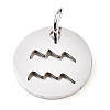 201 Stainless Steel Charms STAS-Q237-M003-5-3