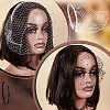 2Pcs 2 Styles Cloth Mesh Veil Headband MRMJ-GA0001-25-3