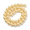 Electroplated Shell Pearl Beads Strands BSHE-G041-10mm-01-2