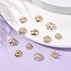 100Pcs 10 Styles Alloy Bead Caps PALLOY-CJ0002-77-5