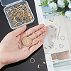 Unicraftale DIY Hollow Charm Drop Earring Making Kit DIY-UN0032-83-2