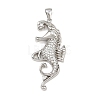 Ocean Brass Micro Pave Cubic Zirconia Pendants LS-KK-K411-04A-P-1