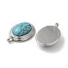 Synthetic Turquoise Pendants KK-M270-41P-03-2