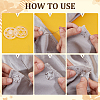 4 Styles Resin Snap Buttons BUTT-ME0001-11-3