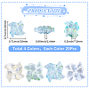 80Pcs 4 Colors Handmade Lampwork Beads LAMP-SC0001-77-2