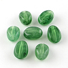 Oval Imitation Gemstone Acrylic Beads OACR-R052-08-1
