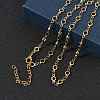 304 Stainless Steel Ring Link Chain Necklaces SA-CBA2696-02G-1