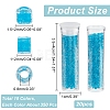 3500Pcs 10 Colors Glass Cylinder Beads SEED-NB0001-78-2