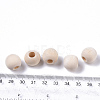 Unfinished Natural Wood European Beads WOOD-Q041-04D-3