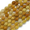 Natural Topaz Jade Beads Strands G-K389-D02-01-1