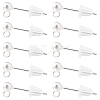 925 Sterling Silver Stud Earring Findings STER-BBC0009-91B-7