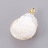 Natural Cultured Freshwater Pearl Pendants PEAR-L025-16-4