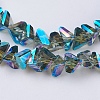 Electroplate Glass Beads Strands EGLA-J145-6mm-FR01-3