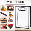 12Pcs Rectangle Plastic Gift Bags ABAG-SP0001-07F-5