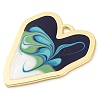 Alloy Enamel Pendants PALLOY-S034-02KCG-L-2