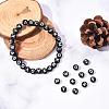 Craft Black Acrylic Beads SACR-YW0001-05-5