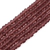 Transparent Glass Beads Strands EGLA-A044-T1mm-MD13-1