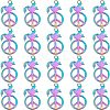 20Pcs Rainbow Color Alloy Pendants FIND-FH0003-56-1