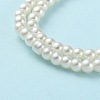 Baking Paint Pearlized Glass Pearl Round Bead Strands HY-Q003-4mm-02-4