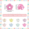 2400Pcs 8 Colors Opaque Acrylic Beads FIND-SP0001-18-2