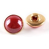 1-Hole Brass Resin Button BUTT-WH0015-35I-1