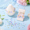405Pcs Eletroplated Transparent Glass Beads GLAA-TA0003-66B-7
