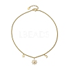 Sun & Star & Moon Brass Pendant Necklaces NJEW-JN04808-4