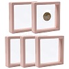 5Pcs Square Transparent PE Thin Film Suspension Jewelry Display Box CON-FS0001-19A-1
